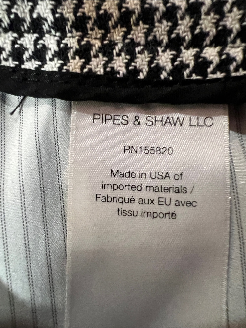 Veronica Beard Black & White Houndstooth Mini Skirt - Picture 3 of 8